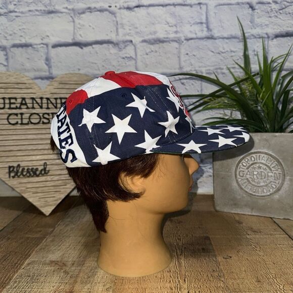 Peterbilt United States Flag Hat 1994 Global Flag Adjustable Snap Back Cap - Picture 6 of 10